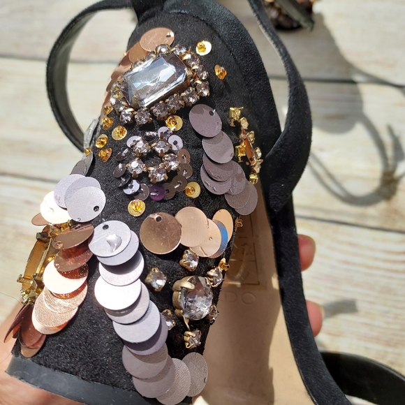 Aldo LUCIAA-98 Jewel Embellished Sandals - Picture 2 of 5